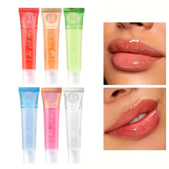 Hydrating Lip Gel With Vitamin E Rosehip Argan Mint Aloe Coconut Moisturizing