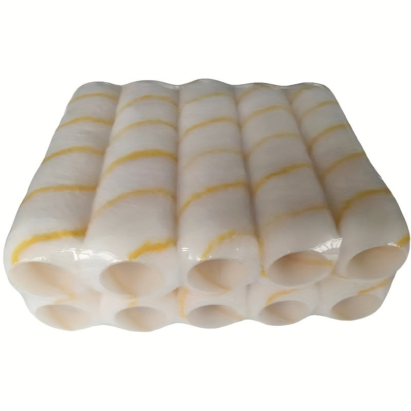 10pcs Roller Brush Sleeves 22 Paint Roller Covers Microfiber Roller Cover