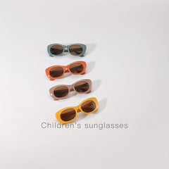 Kids Retro Oval Sunglasses UV Protection