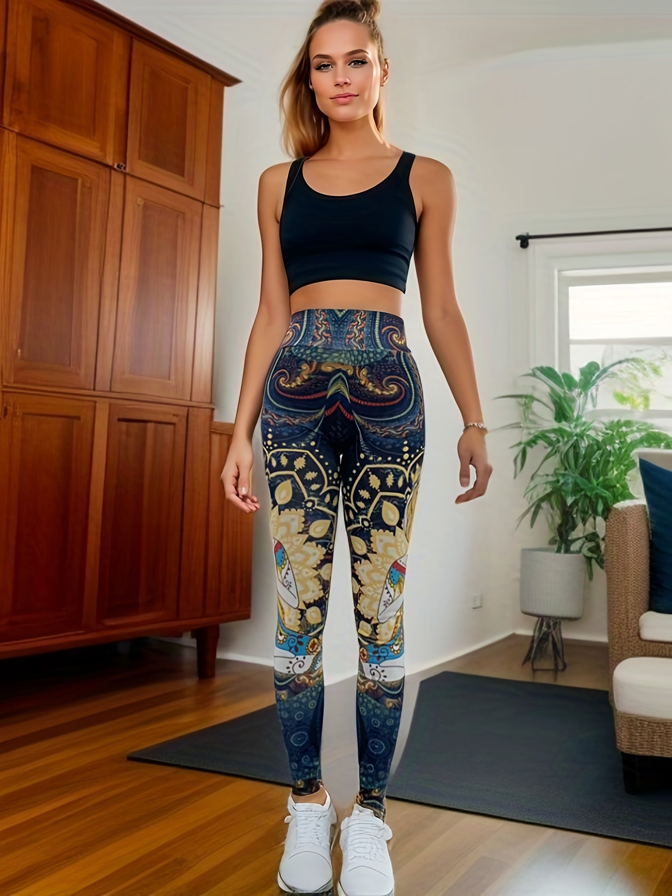 High Waist Tummy Control Fitness Leggings for Women