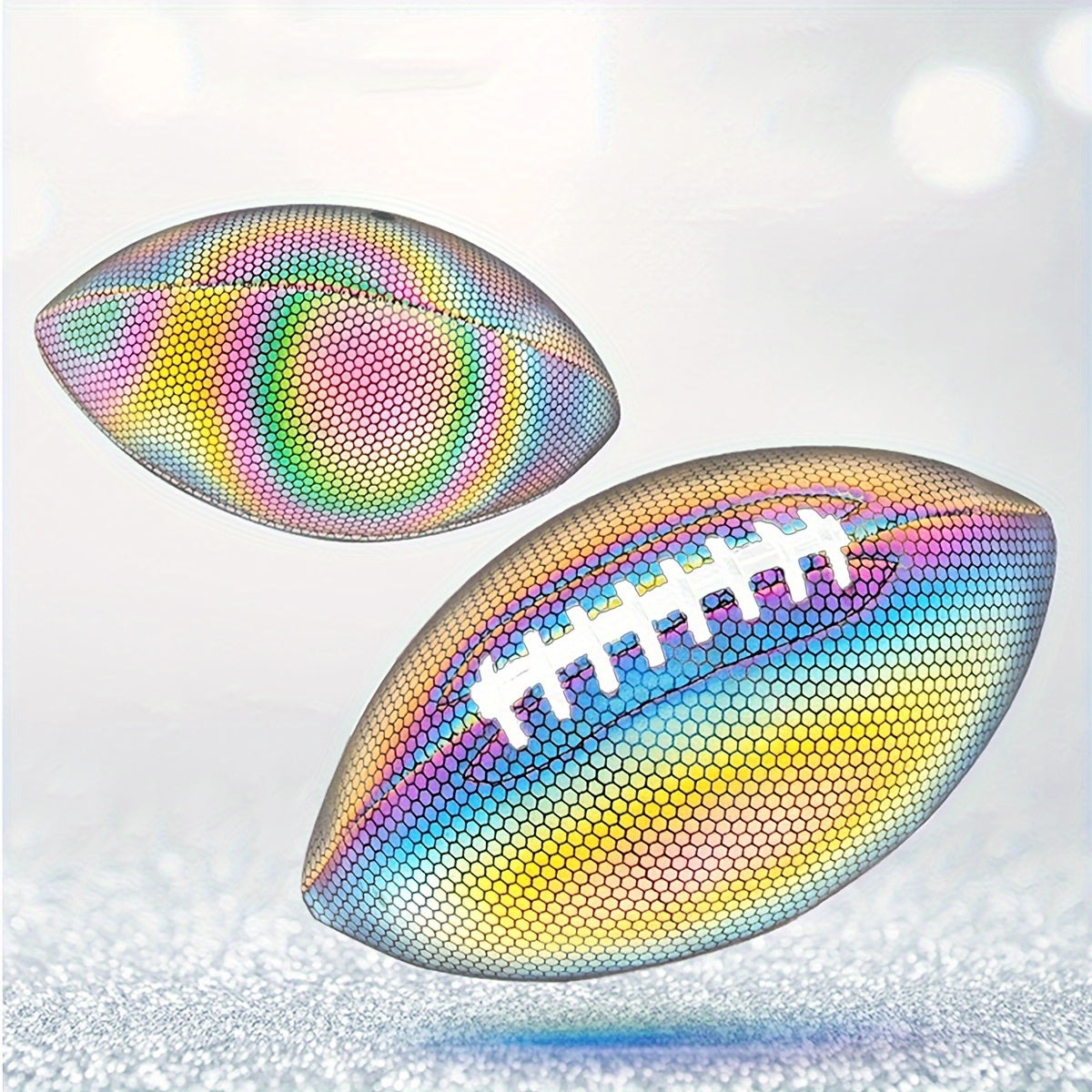 Size 9 American Reflective Rugby PU Seam Football