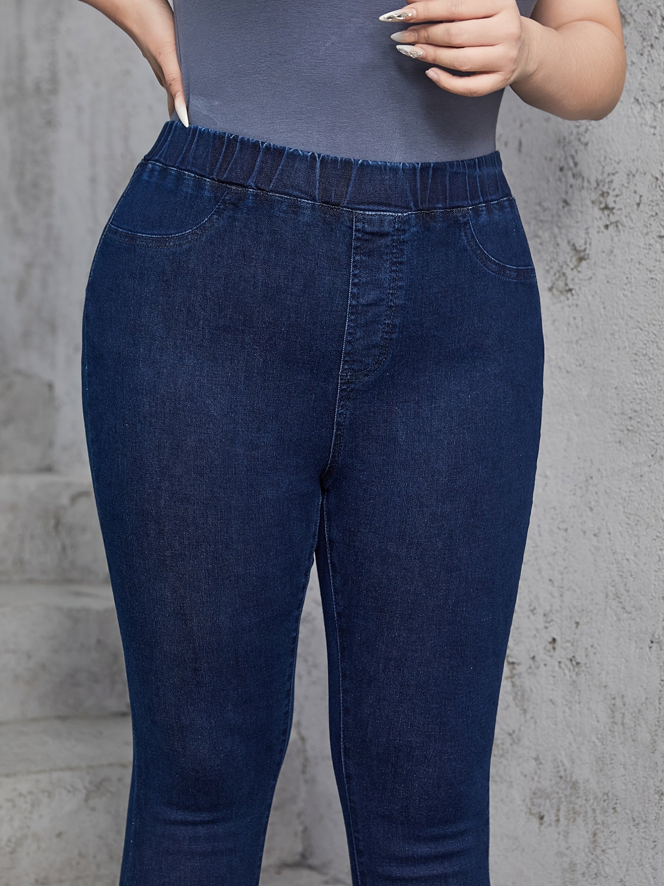 High Rise Stretch Skinny Jeans