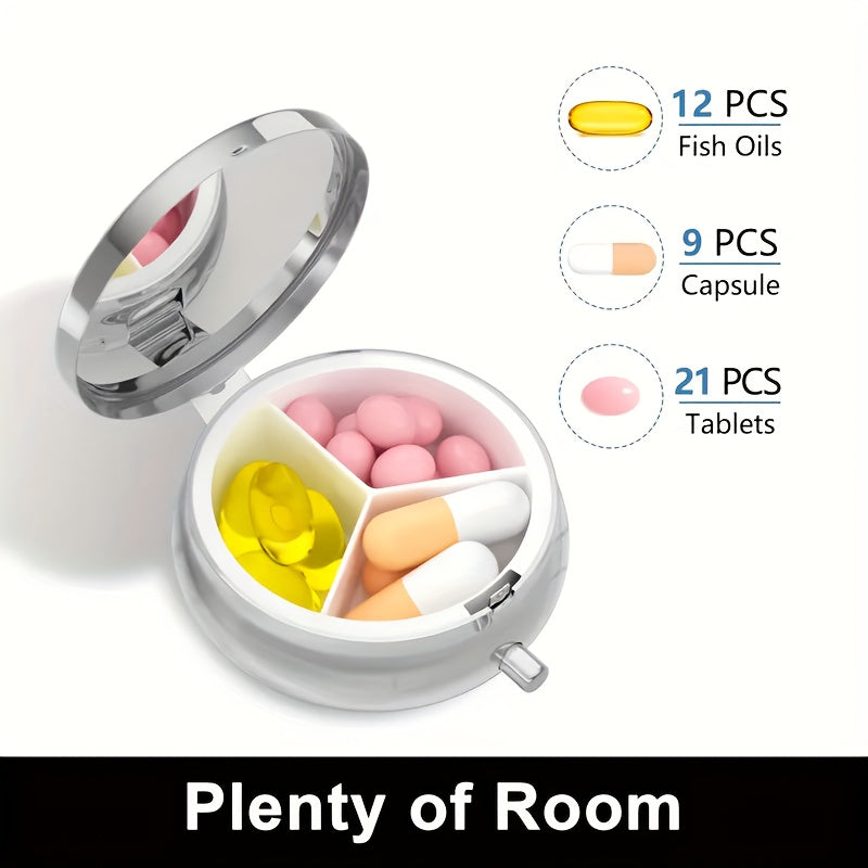 Cartoon Mouse Pill Case Travel Size Medication Organizer