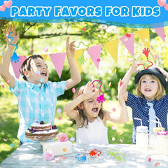 24pcs Glitter Sticky Hands for Kids Sensory Fidget Toy