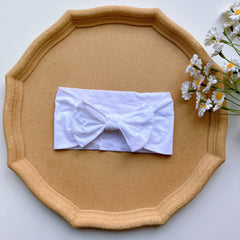 Nylon Soft Elastic Bow Headband for Baby
