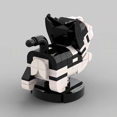 DIY Lucky Cow Cat with Bell Desktop Decoration