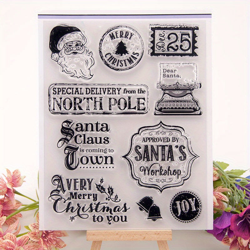 1pc Transparent Seal DIY Handbook Clip Book Stamp For Card Making Decoration
