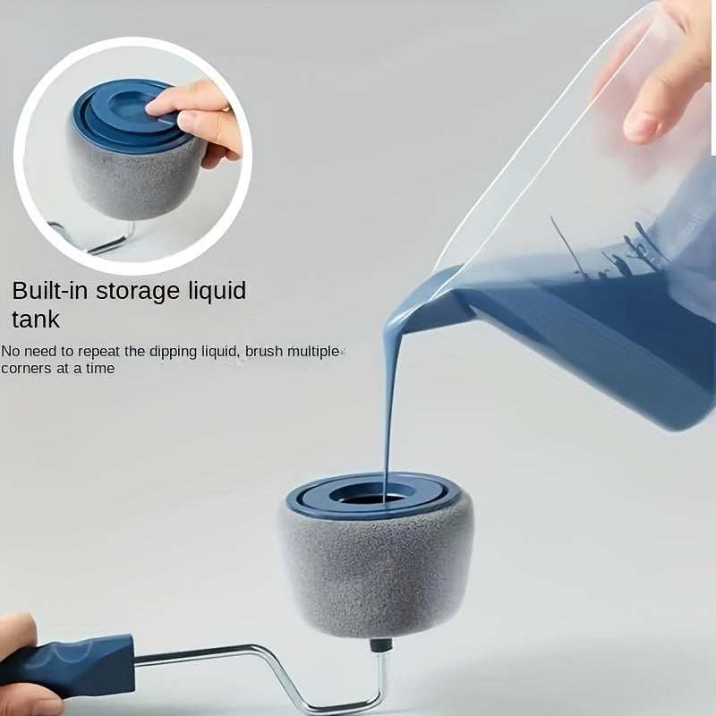 6pcs Multifunctional Paint Roller Corner Brush Handle Tools