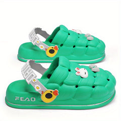Women's Cartoon Decor Bubble Clogs Lightweight Non Slip Sandals