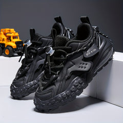 Boy's Chunky Shoes Soft Sole Sneakers For Kids Outdoor Activities