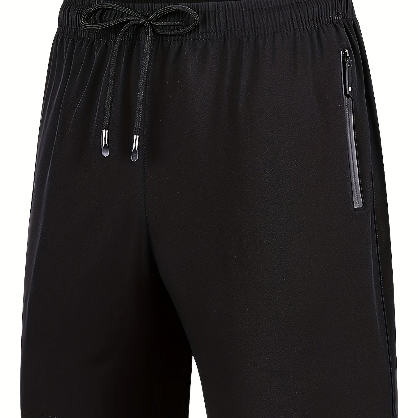 Men's Breathable Shorts With Side Pockets Quick Dry Elastic Waist
