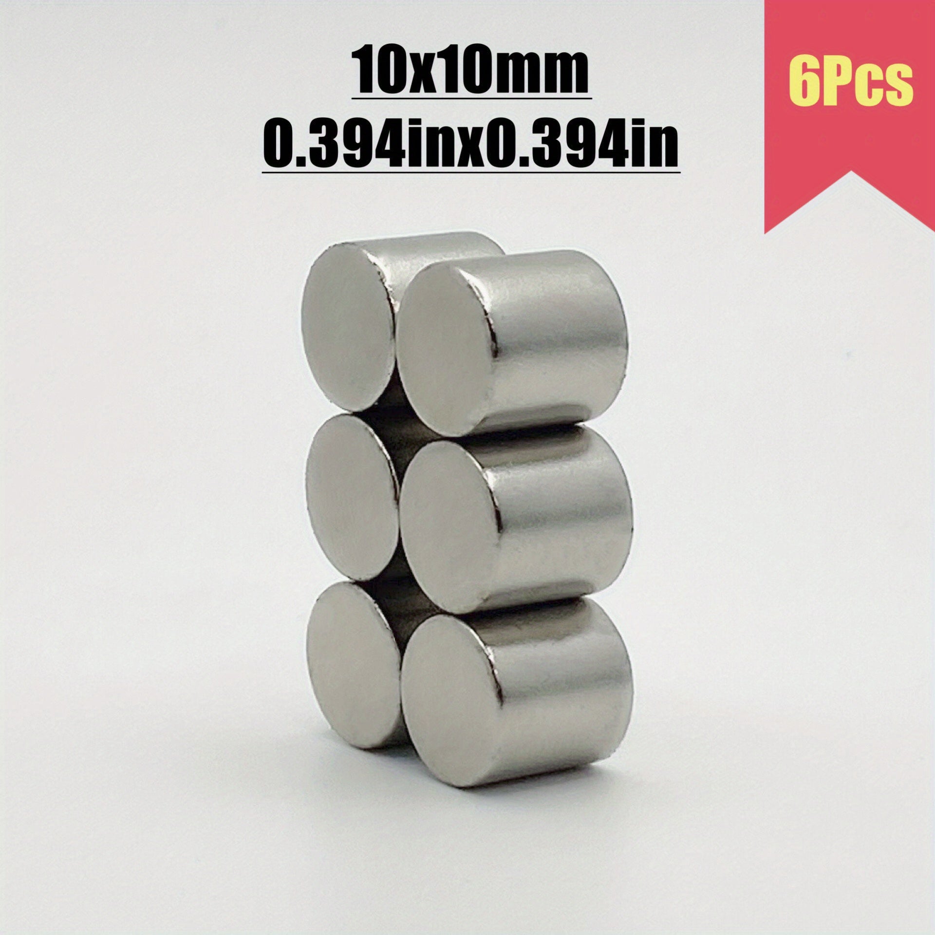 25x 10x10mm Neodymium Magnets Heavy Duty Rare Earth Crafts Construction Office