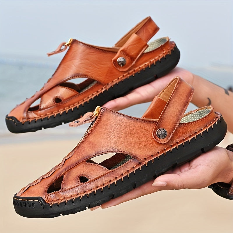 Men's Stitch Non Slip Sandals Summer Beach Shoes