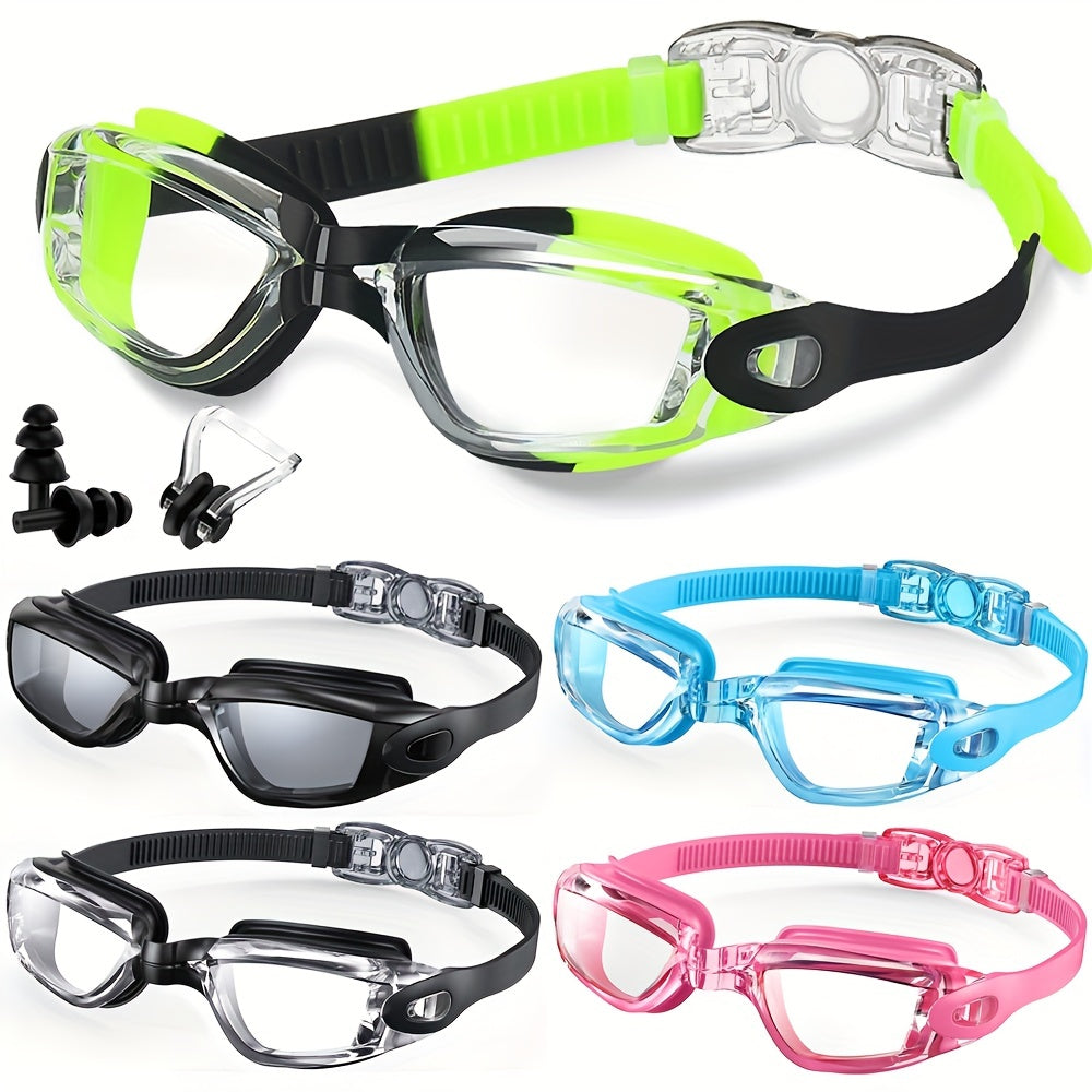Anti Fog UV Protection Swimming Goggles Adjustable Swim Eyewear