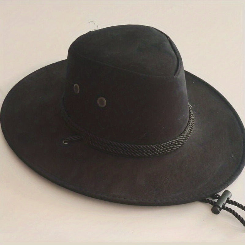 Men's Western Cowboy Hat Summer Sunshade Men's Hat Stage Knight Hat