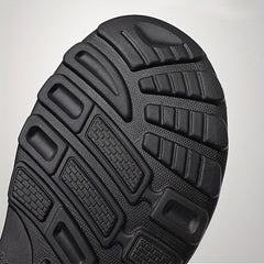 Men's Solid Open Toe Slip On Sandals Outdoor Soft Sole Beach Sandals