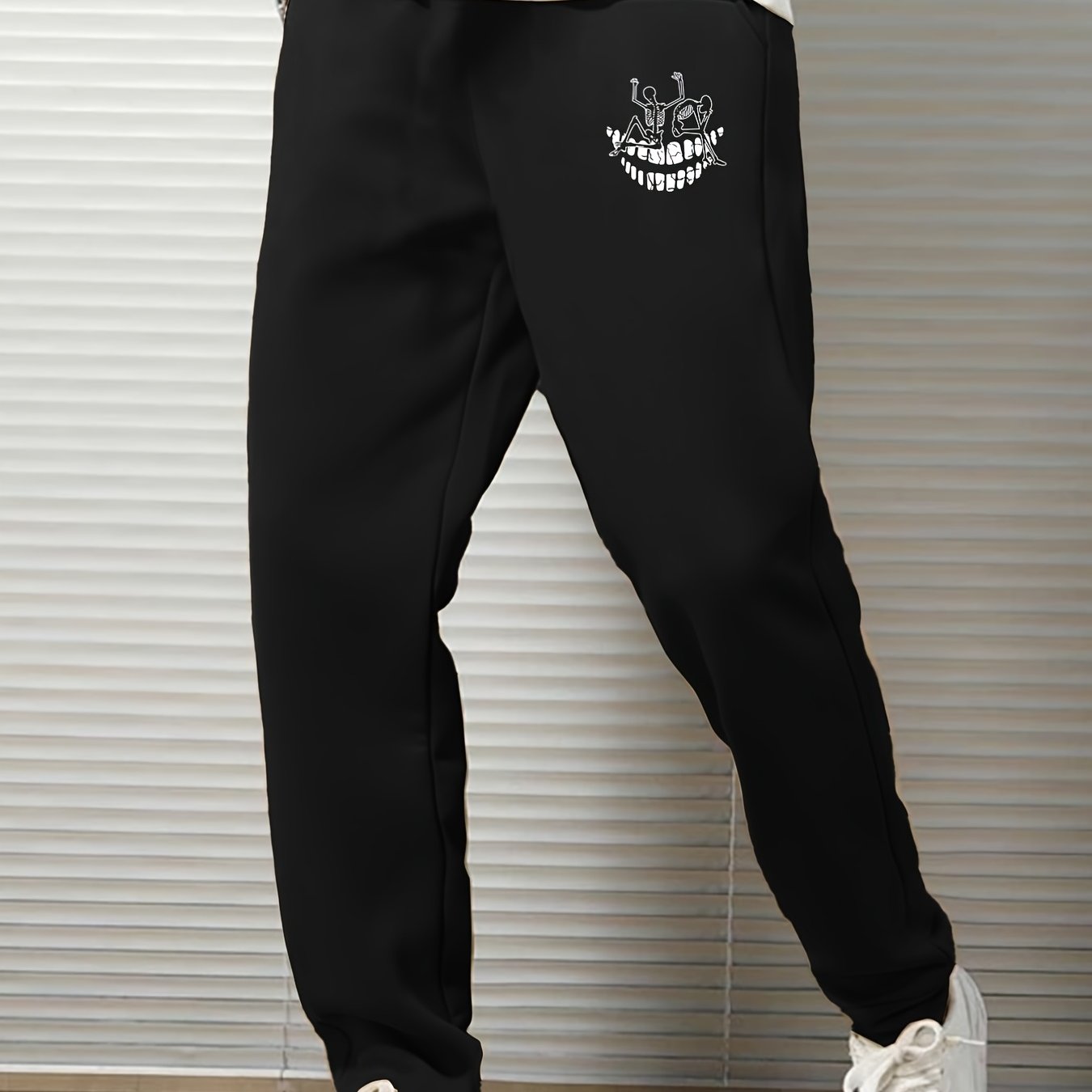 Men's Graphic Print Jogger Pants Loose Casual Sweatpants