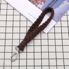 Hand-woven Rope Keychain Bracelet for Girls
