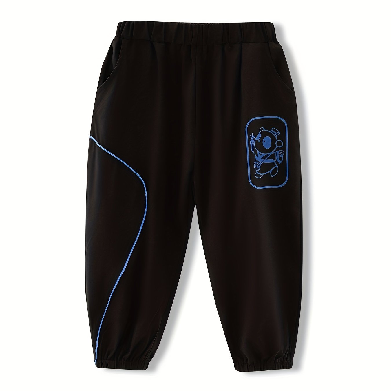 Boys' Animal Print Quick-Drying Long Pants for Summer