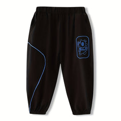 Boys' Animal Print Quick-Drying Long Pants for Summer