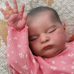 Adorable 21 Reborn Baby Doll Hand Detailed Painted Skin with Visible Veins