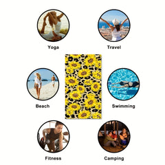 Leopard Print Beach Towel for Pool Party Holiday - Large Women's