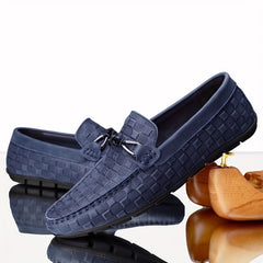 Men's Plaid Loafers Sneakers
