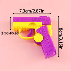 Colorful Transformable Pistol Fidget Spinner Stress Relief Toy