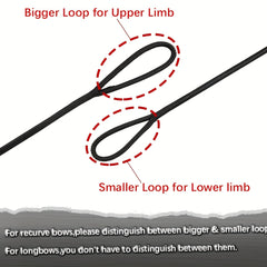 High Archery Bowstring Replacement for Recurve & Longbow 48'' 67''
