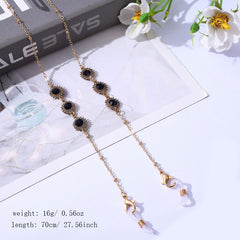 Metal Glasses Chain with Big Pendant for Ladies