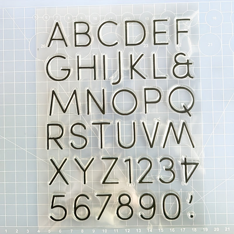 Alphabet Cartoon Stamp for DIY Scrapbooking Card Making