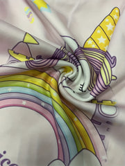 Boy's Rainbow Pony Graphic Hoodie Casual Breathable Sweatshirt