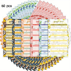 60pcs Budget Binder Paper Refill for Cash Envelopes