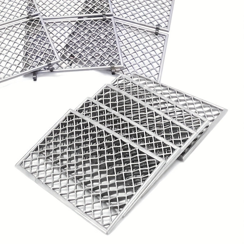 4pcs Metal Fence Panels for DIY Outdoor Projects and Home Security