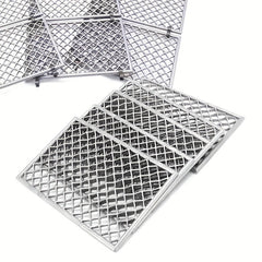 4pcs Metal Fence Panels for DIY Outdoor Projects and Home Security