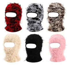 Unisex Thermal Knitted Mask Full Face Covering Outdoor Sports Cycling