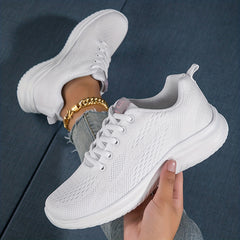 Women's Minimalist Solid Running Shoes Lightweight Mesh Breathable Walking Shoes
