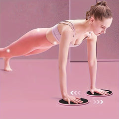 Yoga Sliding Discs Pilates Fitness Foot Pads for Core Training