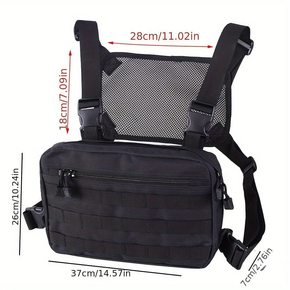 Outdoor Sports Chest Bag Mesh Breathable Chest Bag