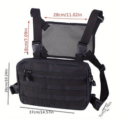 Outdoor Sports Chest Bag Mesh Breathable Chest Bag