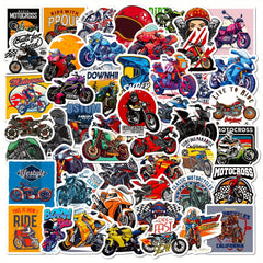 50pcs Motorcycle Club Stickers Waterproof Stickers For Kids Teens Adults