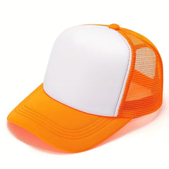 Men's Summer Sun Protection Baseball Cap with Mesh - Block