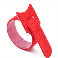10pcs Reusable Nylon Loop Ties Colorful Data Cable Strap