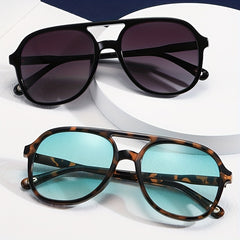 Retro Square Polarized Aviator Sunglasses 70s Vintage Sun Glasses