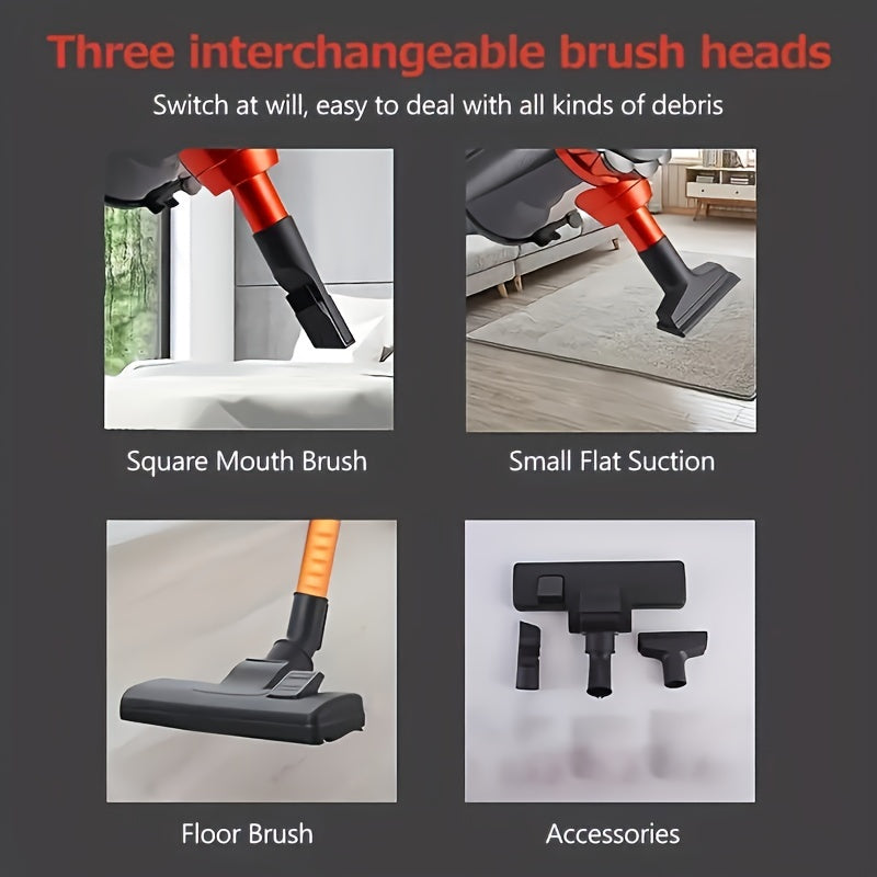 Portable 600W Vacuum Cleaner 4 In 1 Lightweight Handheld Rod