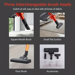 Portable 600W Vacuum Cleaner 4 In 1 Lightweight Handheld Rod