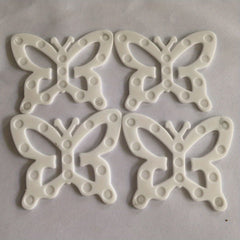 4pcs Butterfly Back Bra Control Clips Anti light Cross Buckles