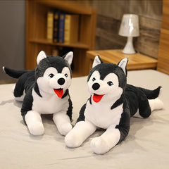 Giant 70cm Husky Plush Toy Soft Cuddly Stuffed Animal Dog Pillow
