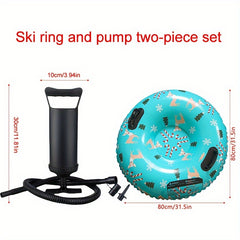Waterproof Thickened PVC Winter Snow Sled - Skiing Ring