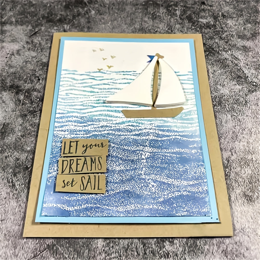 Gentle Waves Stamps DIY Scrapbooking Album Card Making Rubber Clear Stamps